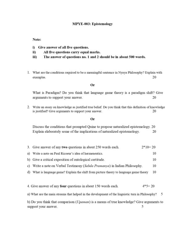 IGNOU MPYE-003 SOLVED ASSIGNMENT 2024-25 ENGLISH MEDIUM