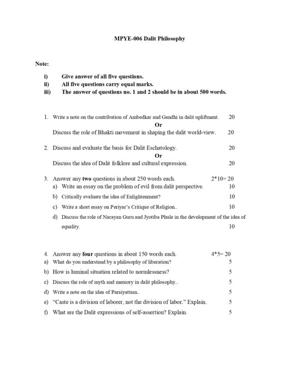 IGNOU MPYE-006 SOLVED ASSIGNMENT 2024-25 ENGLISH MEDIUM