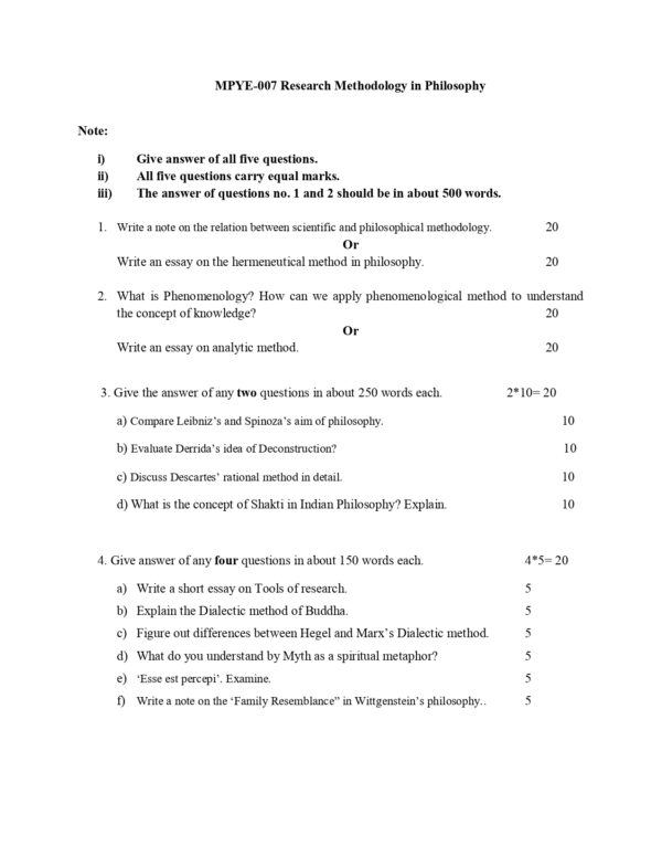 IGNOU MPYE-007 SOLVED ASSIGNMENT 2024-25 ENGLISH MEDIUM