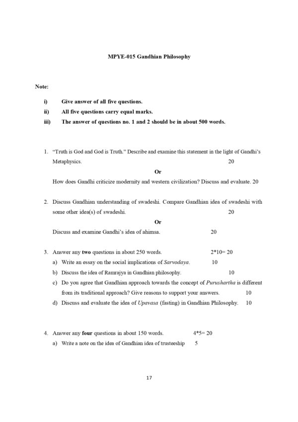 IGNOU MPYE-015 SOLVED ASSIGNMENT 2024-25 ENGLISH MEDIUM