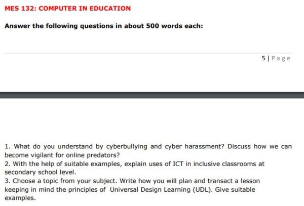 IGNOU MES-132 SOLVED ASSIGNMENT 2024-25 ENGLISH MEDIUM