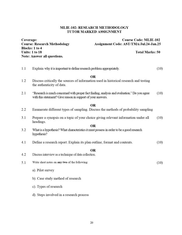 IGNOU MLIE-102 SOLVED ASSIGNMENT 2024-25 ENGLISH MEDIUM