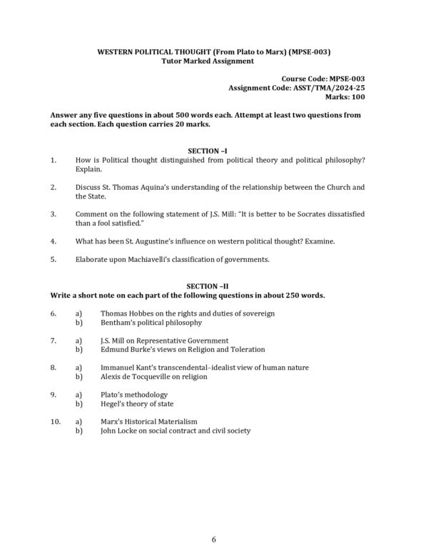 IGNOU MPSE-003 SOLVED ASSIGNMENT 2024-25 ENGLISH MEDIUM